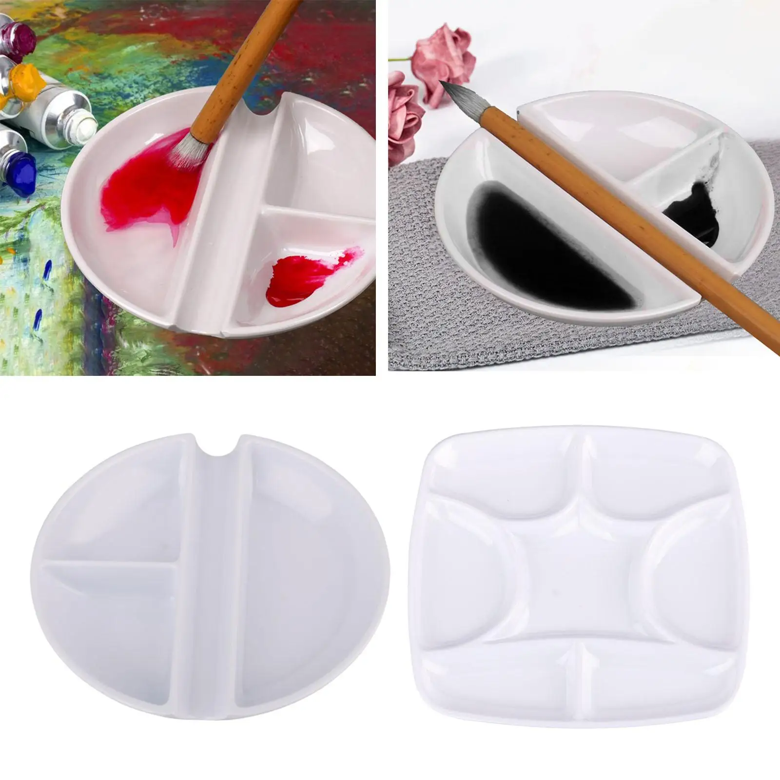 Professional Paint Mixing Tray Coloring Art Supplies Crafts DIY Tool Paint Holder Painting Palette for Pigment Children Project