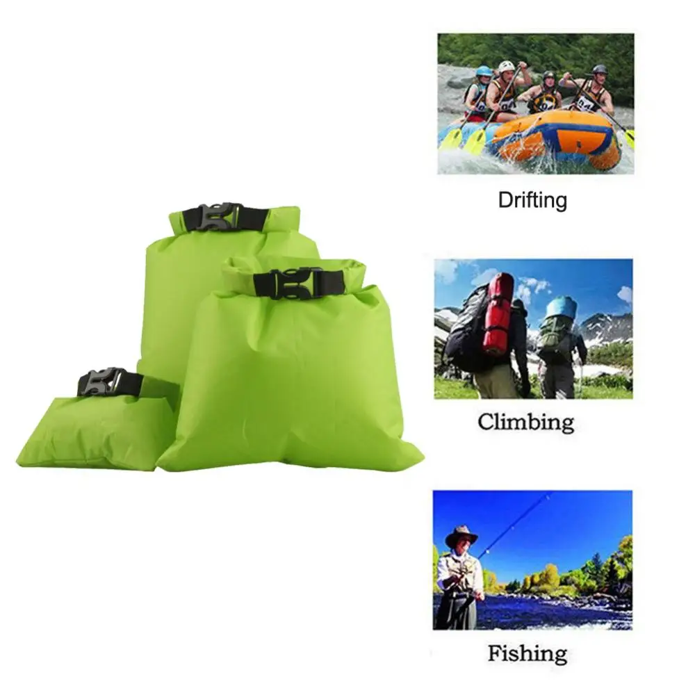 -Size Dry Sacks Weather Resistant Waterproof Rafting Camping Kayak Bags
