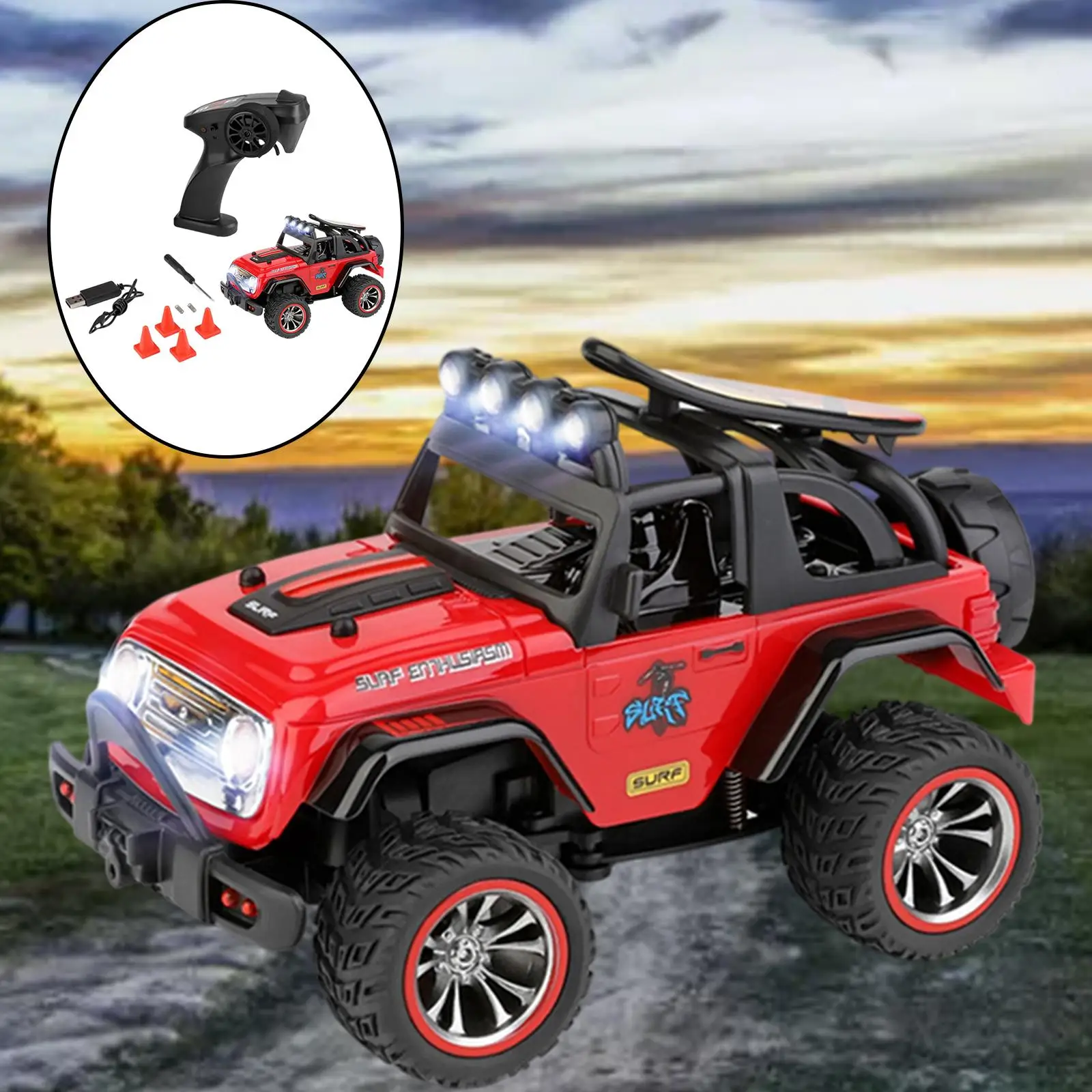 Remote Control 22221 High   RC Car 1:32 5km/h 4WD 2.4GHz  Car RC Buggy Vehicle Truck Buggy 