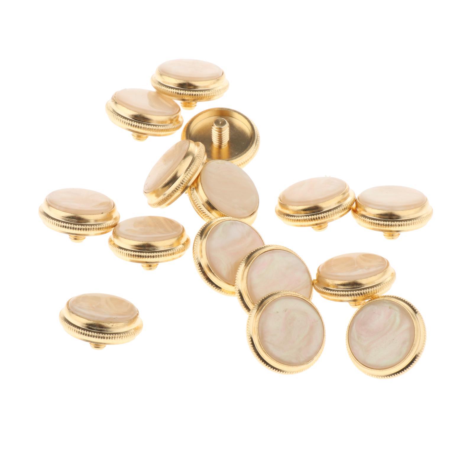 Pack of 15 trumpet type Finger Buttons Musical Instruments Replacement