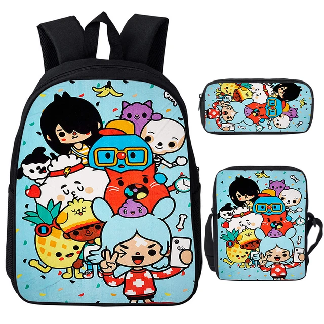 16 Inch Rainbow Friends Backpack School Bag+Lunch Bag+Pencil Bag -  giftcartoon