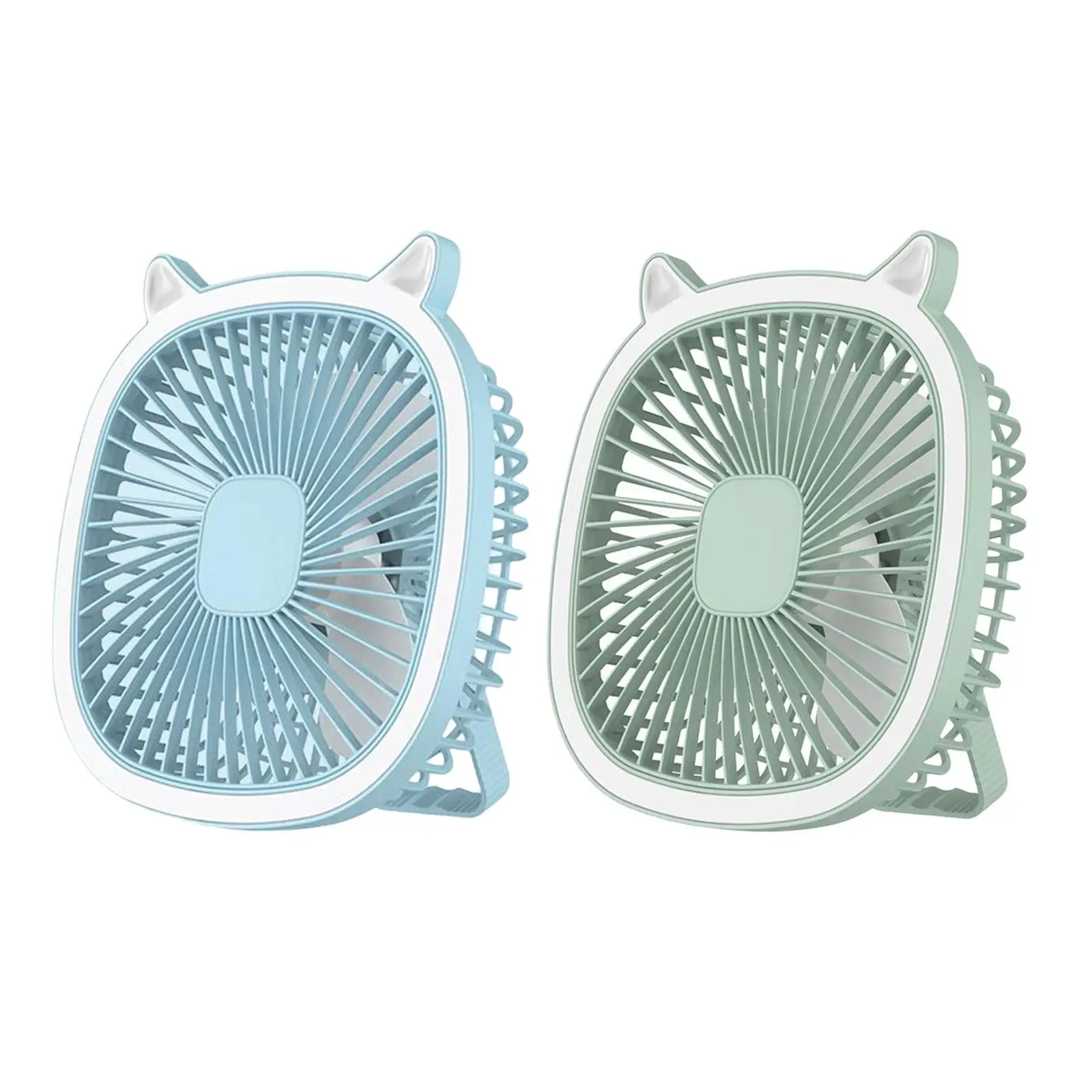 Portable Desk Fan Personal Table Cooling Fan with Lights for Car Home Office