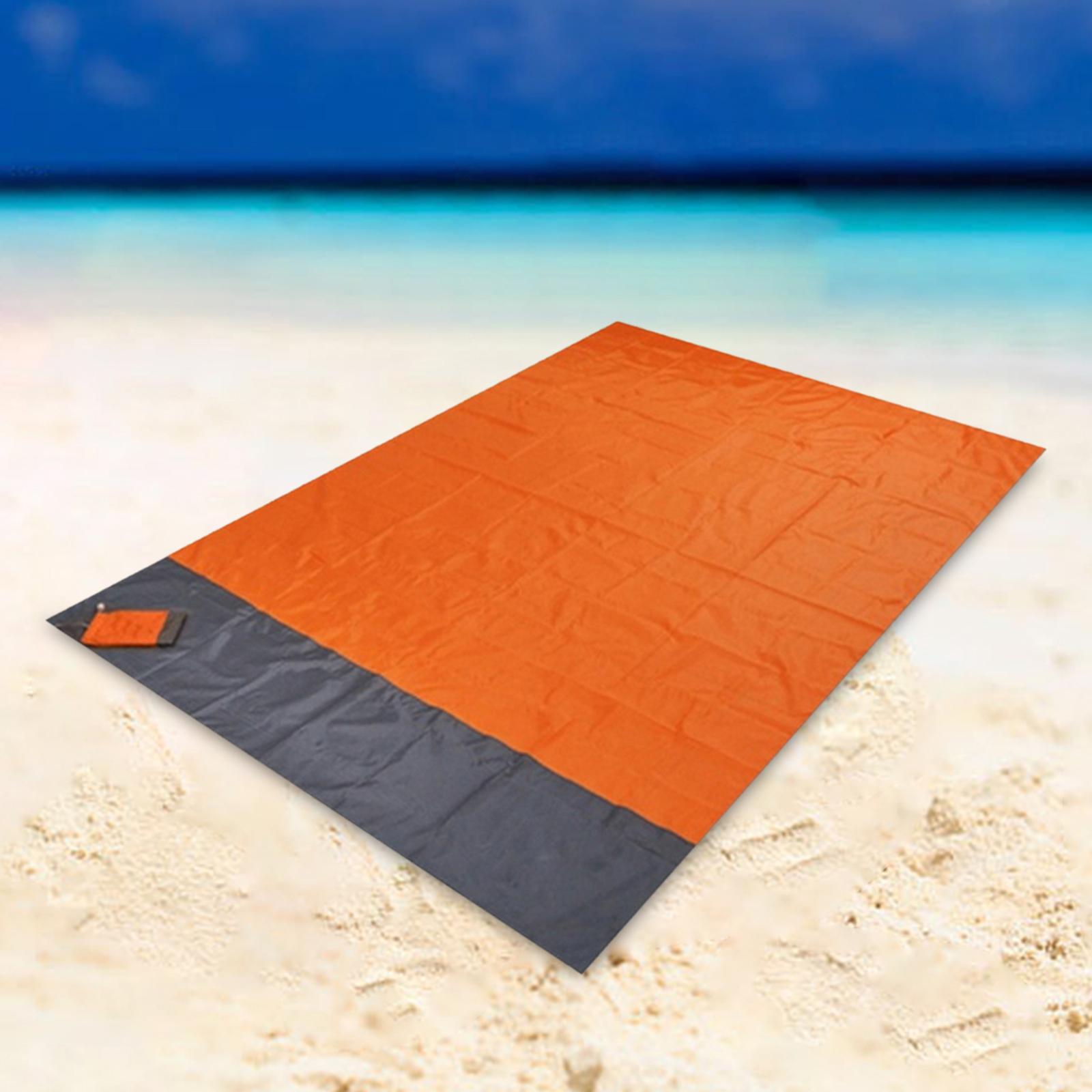 Beach Blanket Picnic Blanket Lightweight  with Storage Bag Beach Mat