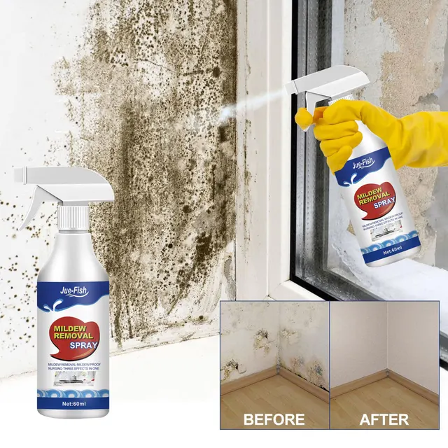 Jue Fish Mildew Removal Spray, Mildew Removal Spray, Mold and