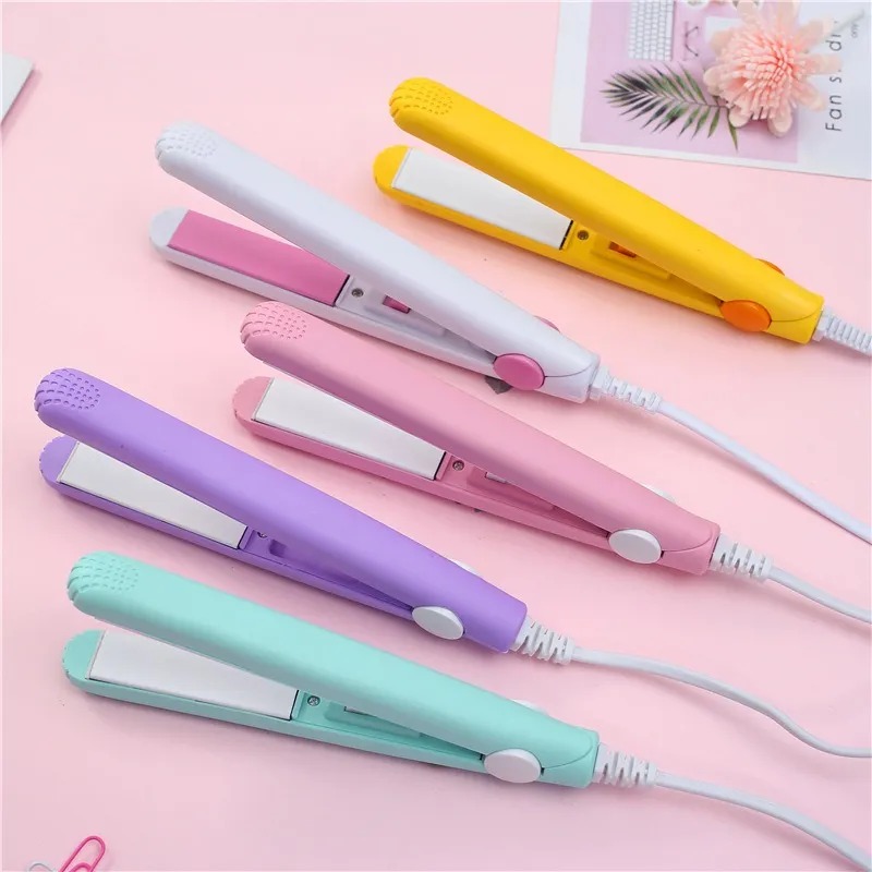 Title 17, 1PC Portable Mini Hair Straightener Curling Iro...