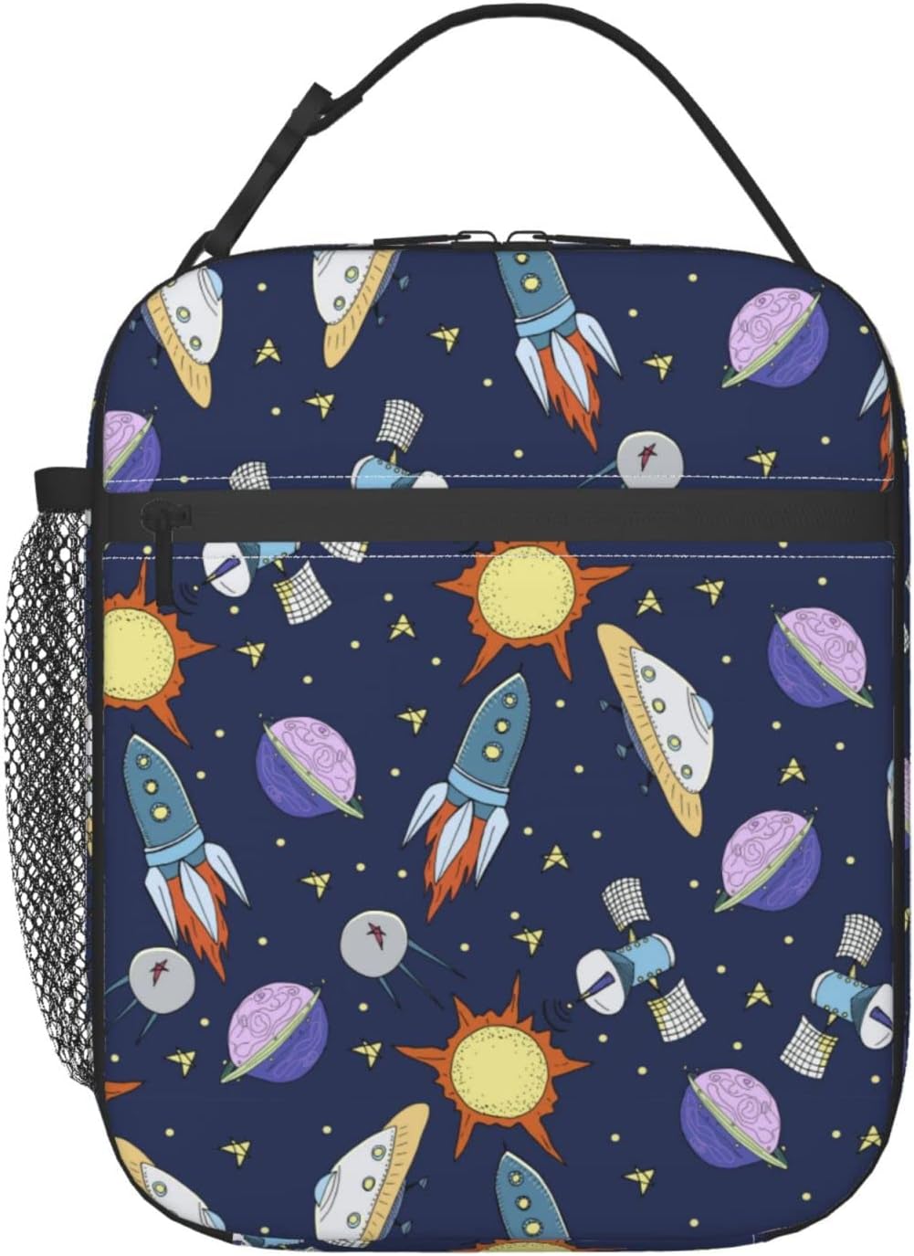 impermeável reutilizável, Bento portátil, bolsa térmica, estrelas,