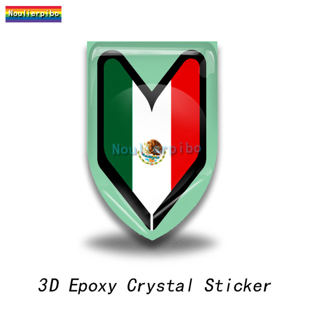 3D Epoxy Resin Car Dome Sticker Mexico Flag National Emblem Map Sugar Skull  PVC Car Motorcycle Trolley Case Vinyl Phone Sticker - AliExpress