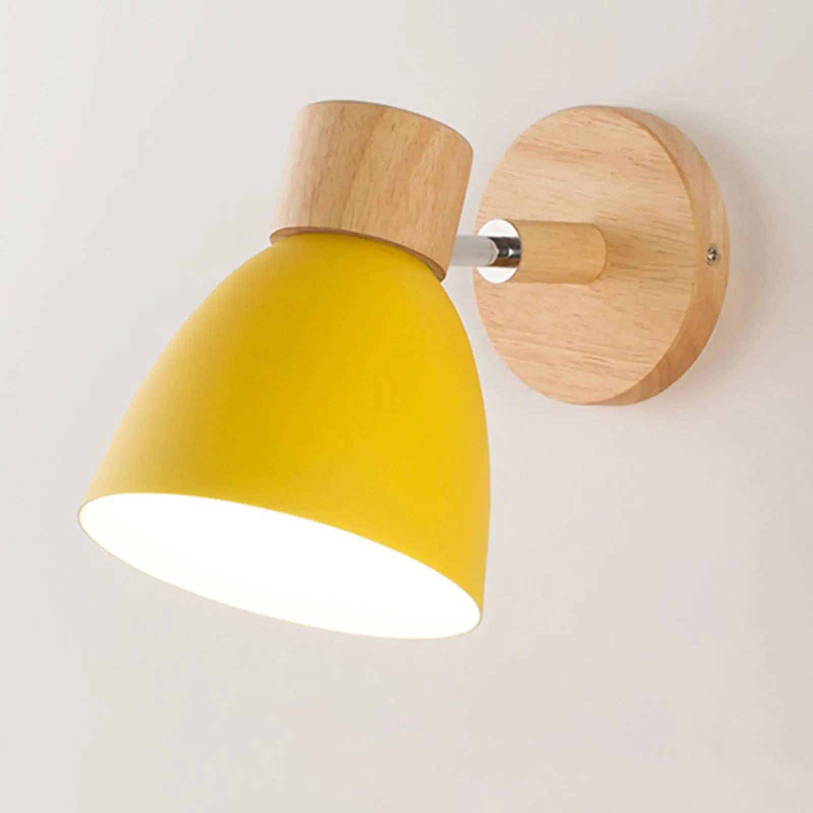 Modern Minimalist Wall Lamp Bedside Lamp Wood Wall Light Fixtures for Aisle