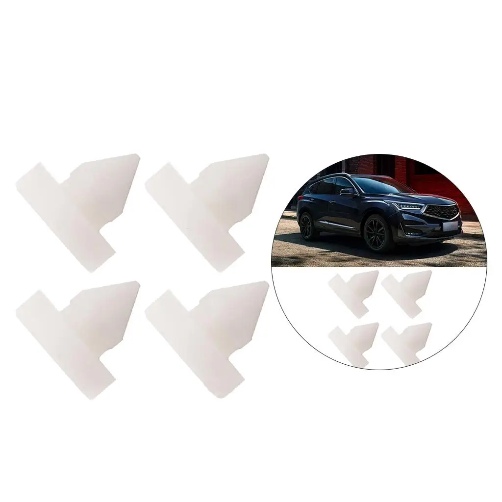 4x Brake Clutch Pedal Stop Pad Car Supplies Auto Parts White Stopper Pad Fit for Honda Accord 46505-SA5-000 Accessories 1010791