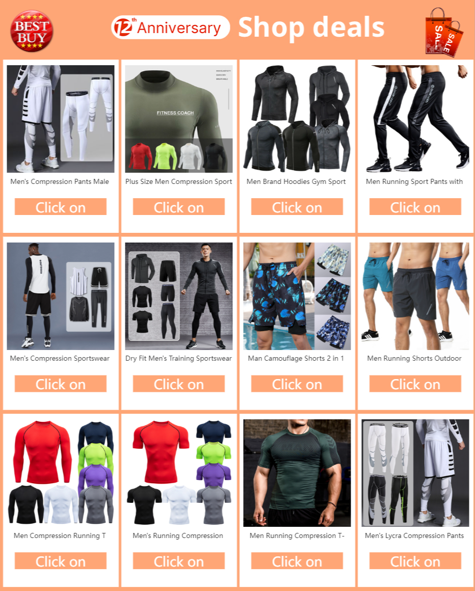 Dry Fit Men's Training Sportswear Set Gym Fitness Compression Sport Suit Jogging Tight Sports Wear Clothes 4XL5XL Oversized Male