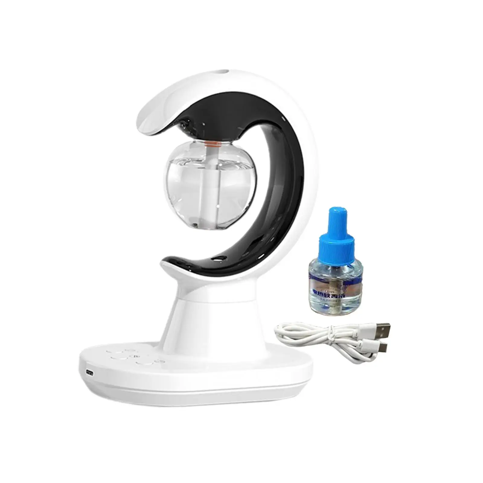 Electric LED Lamp Mosquito Repellent Quiet Desktop Air Humidifier for Indoor