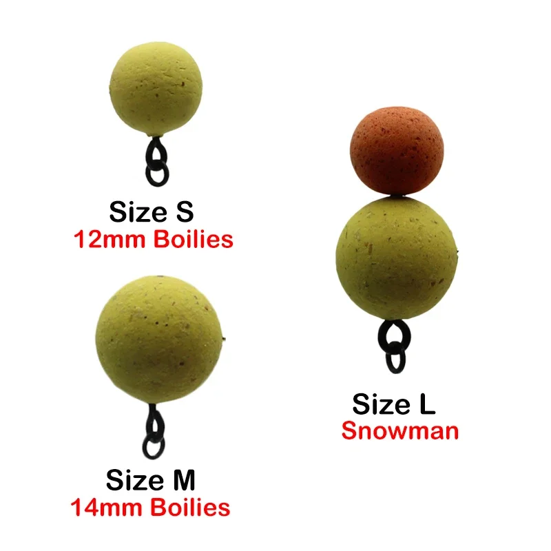 Karpfen Angeln Zubehör Pop Up Boilies Köder Schraube Wirbel Für Angelhaken Köder Casting Ronnie Karpfen Rigs Tackle Ausrüstung – Detail 6