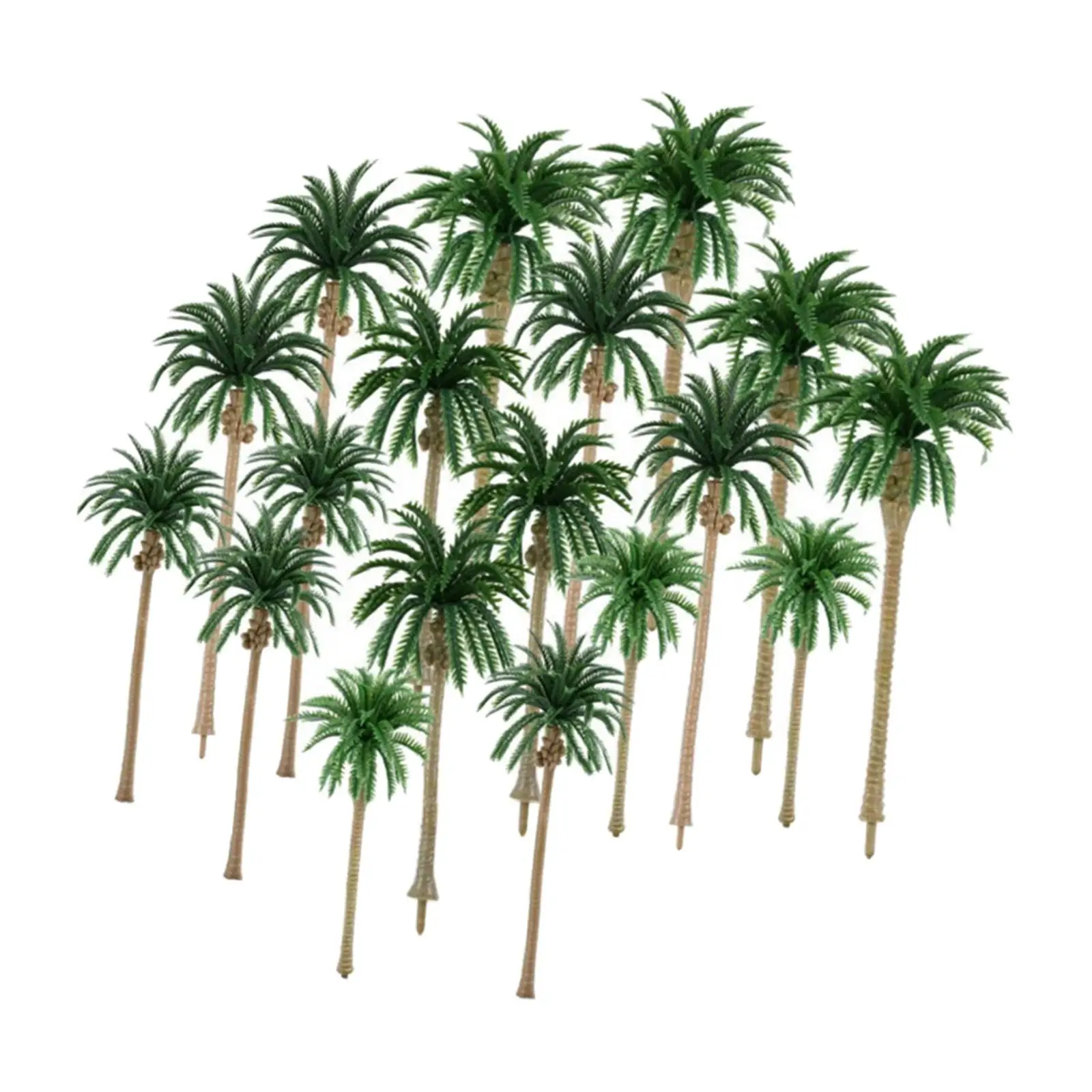 40x Coconut Palm Model Trees Artificial Miniature Tree  Railroad DIY
