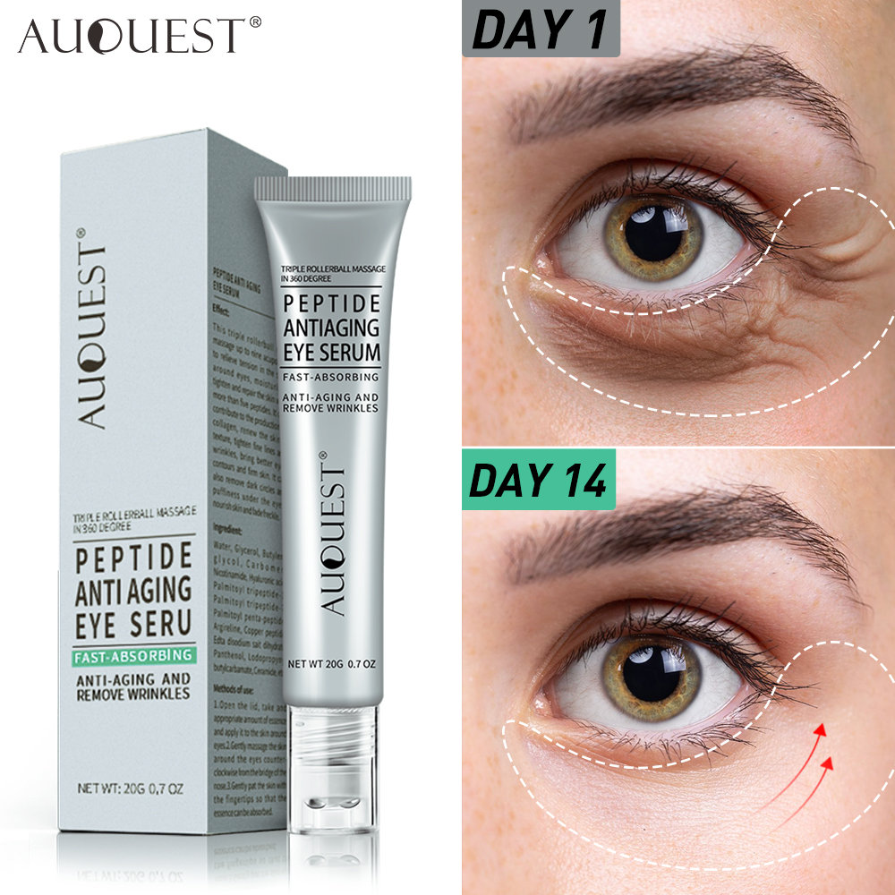 Best of Peptide Eye Cream Dark Circles Remover Eye Bags Hyaluronic Acid Firmness Moisturizing Reduces Fine Line Anti Wrinkle Skin Care Reviews & Tips