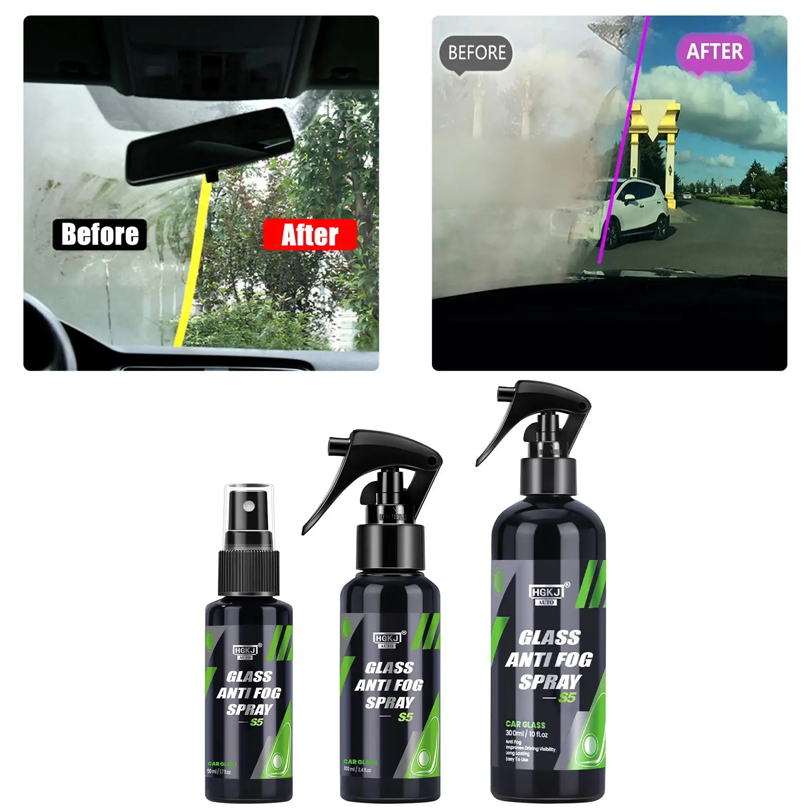 Car Anti Fog Agent Vehicle Wing Mirrors Fits for Mobile Screen /Accessories