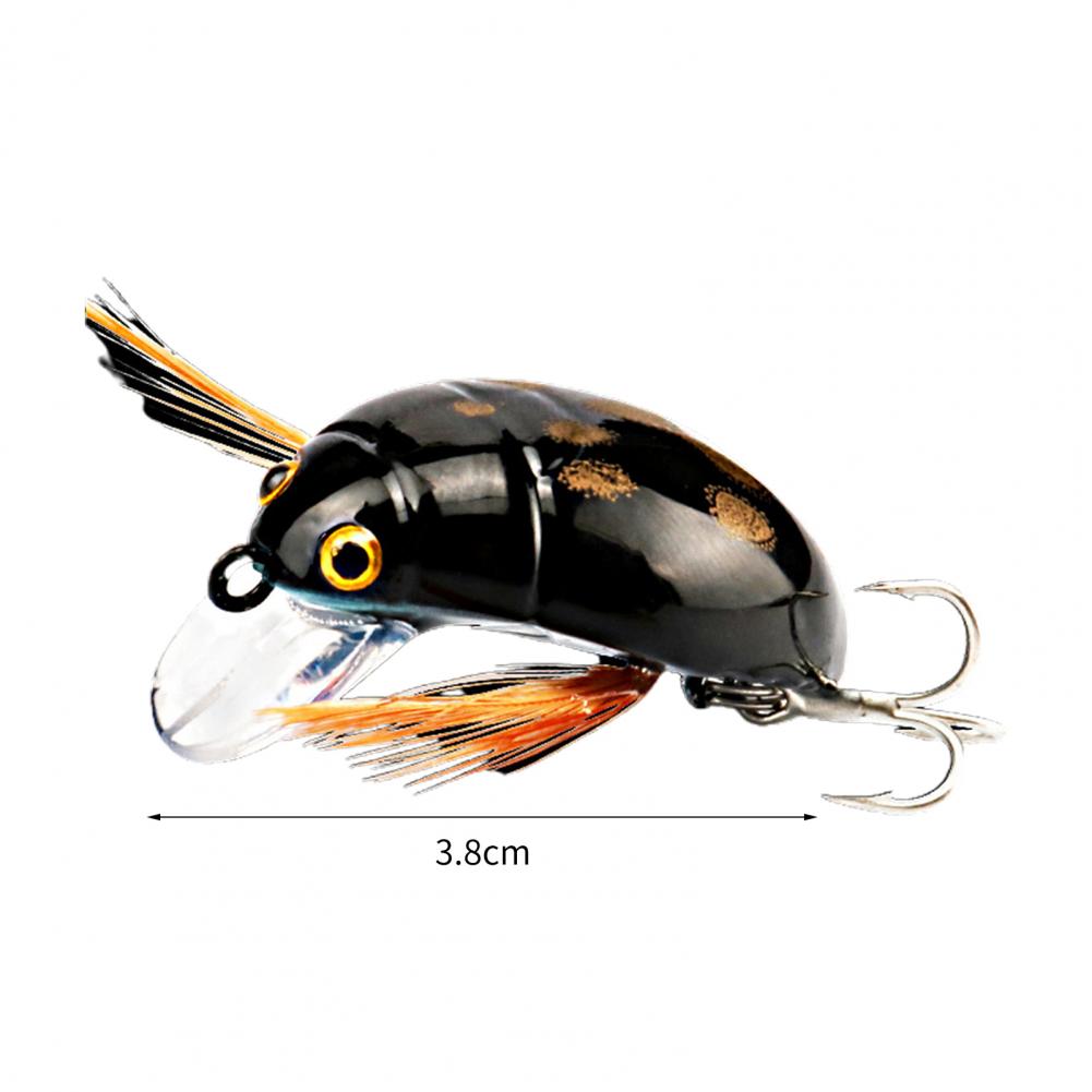 Description Picture 2 of item1Pc 38mm/4.1g Fishing Tackle Cicada Bait Fishing Lure Insect Bug Lure Sea Beetle Crank Floating Wobblers For Bass Carp Fishing