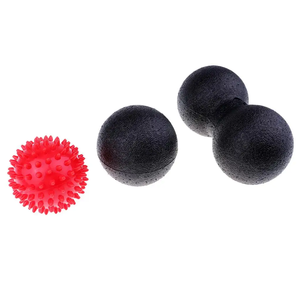 Yoga Pilates Spiky Massage Peanut Balls Set Deep Tissue Point Balls