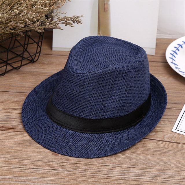 Fashion Handwork Women Summer Straw Sun Hat Boho Beach Fedora Hat Sunhat  Trilby Men Panama Hat Gangster Cap Good Pack 25, 🧢 Cap Shop Store