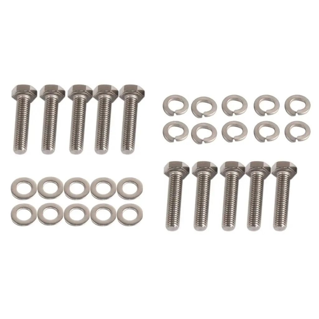EXHAUST MANIFOLD BOLTS STAINLESS STEEL BOLT KIT BOLTS FOR  6.8L