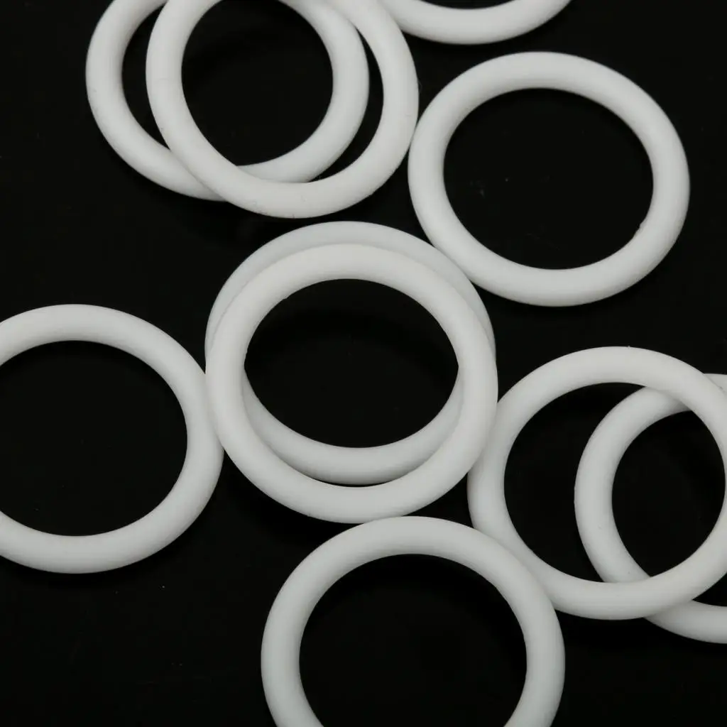 10Pcs Silicone Baby Pacifier Holder Adapter O Ring Dummy Ring for  Ring
