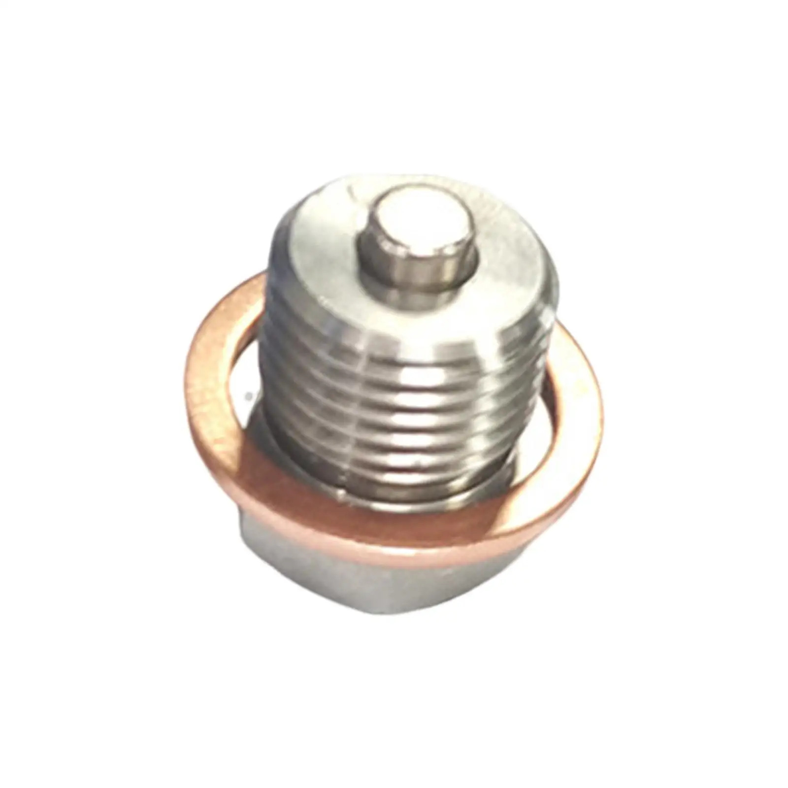 Magnetic Oil Drain Plug M12x1.75 with Cooper Washer Accessories Easy to Install Neodymium Magnet Bolt for Motorcycle Car