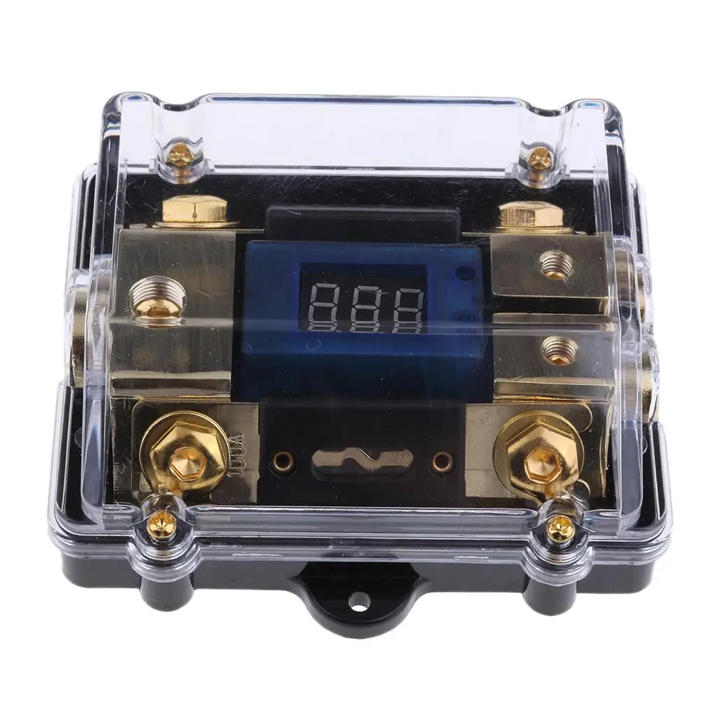 00A 2 kinds of way Car Audio Digital  Block Video Distribution Hold Gold Plate 