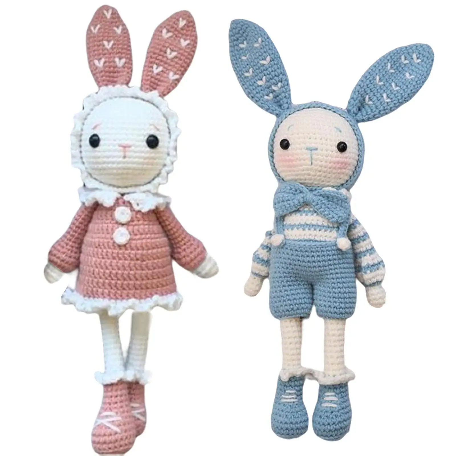 Crochet Kit for Beginners Rabbit Doll for Adults Crochet Craft Set