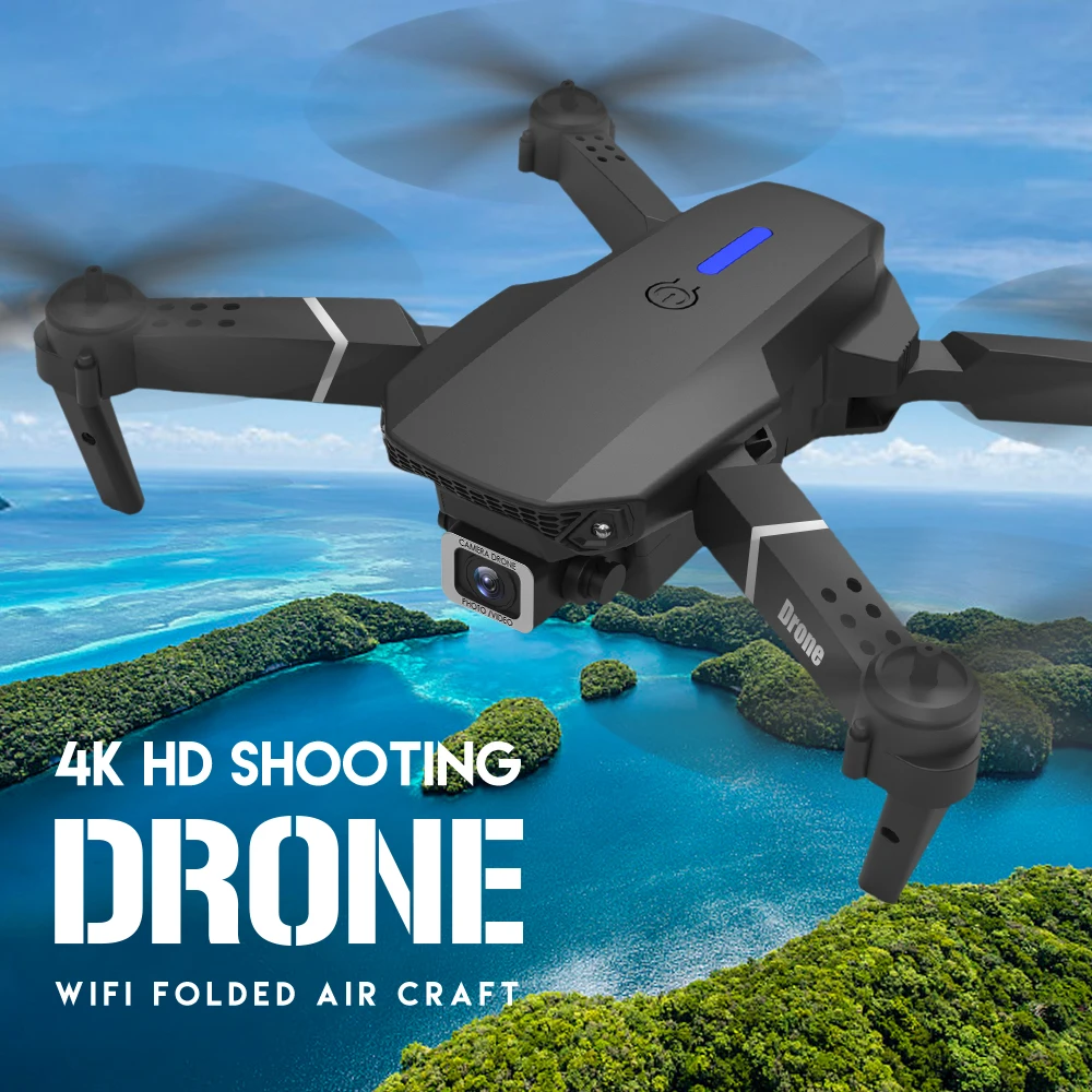 E525 PRO RC Drone with Obstacle Avoidance 4k WIFI Height Hold RC Mini Dron Fpv Dual Camera Follow Me Quadcopter Drones Toys RC Quadcopter for man