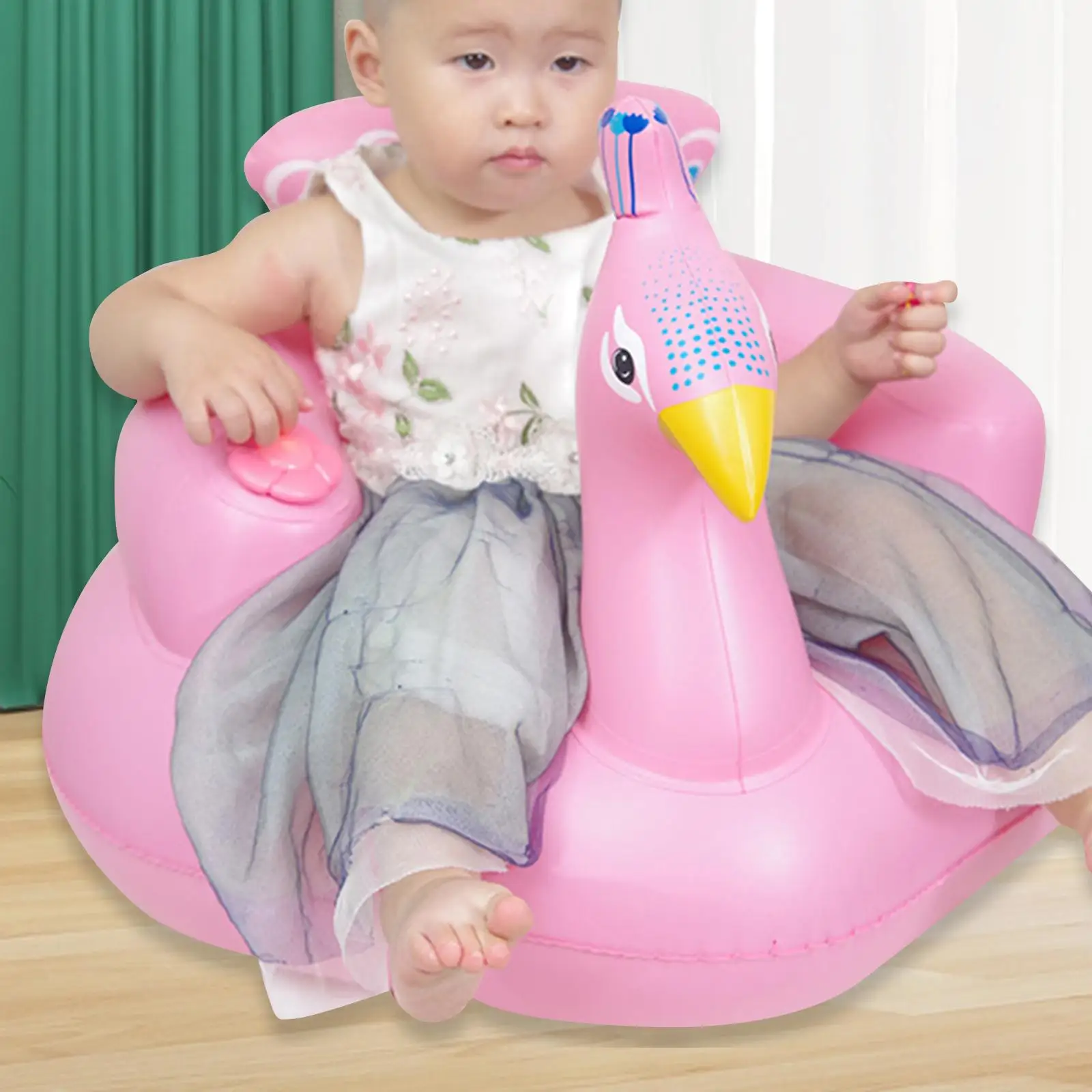 Baby Inflatable Seat Baby Shower Chair Floor Seater Playing Game Toy Chair for Sitting up Floor Seat Infant Floor Seats