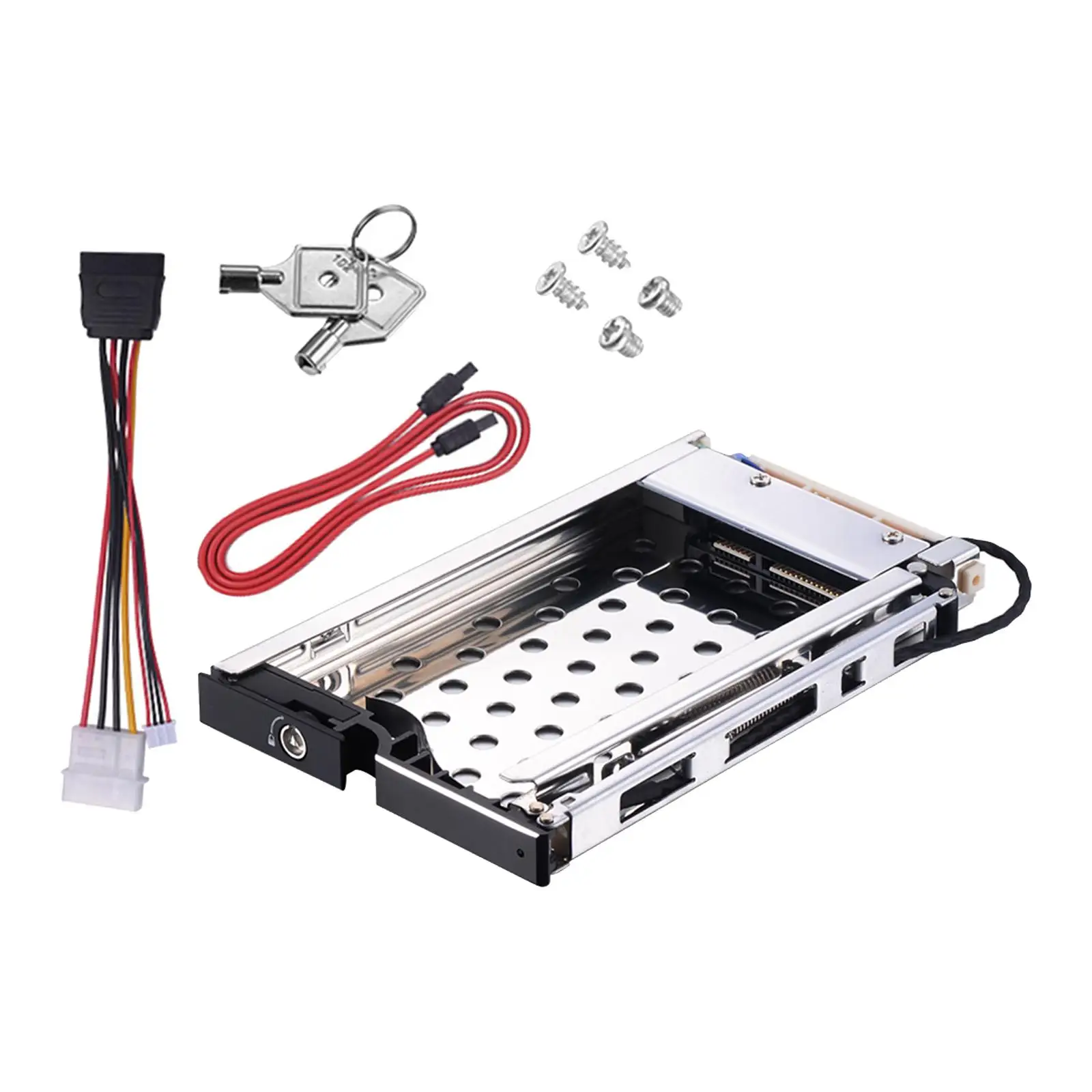 2.5 inch SSD HDD Holder Tool Free Front LED Indicator Internal Drive Bay for 2.5`` 9.5mm HDD SSD Computer Computer Accessories