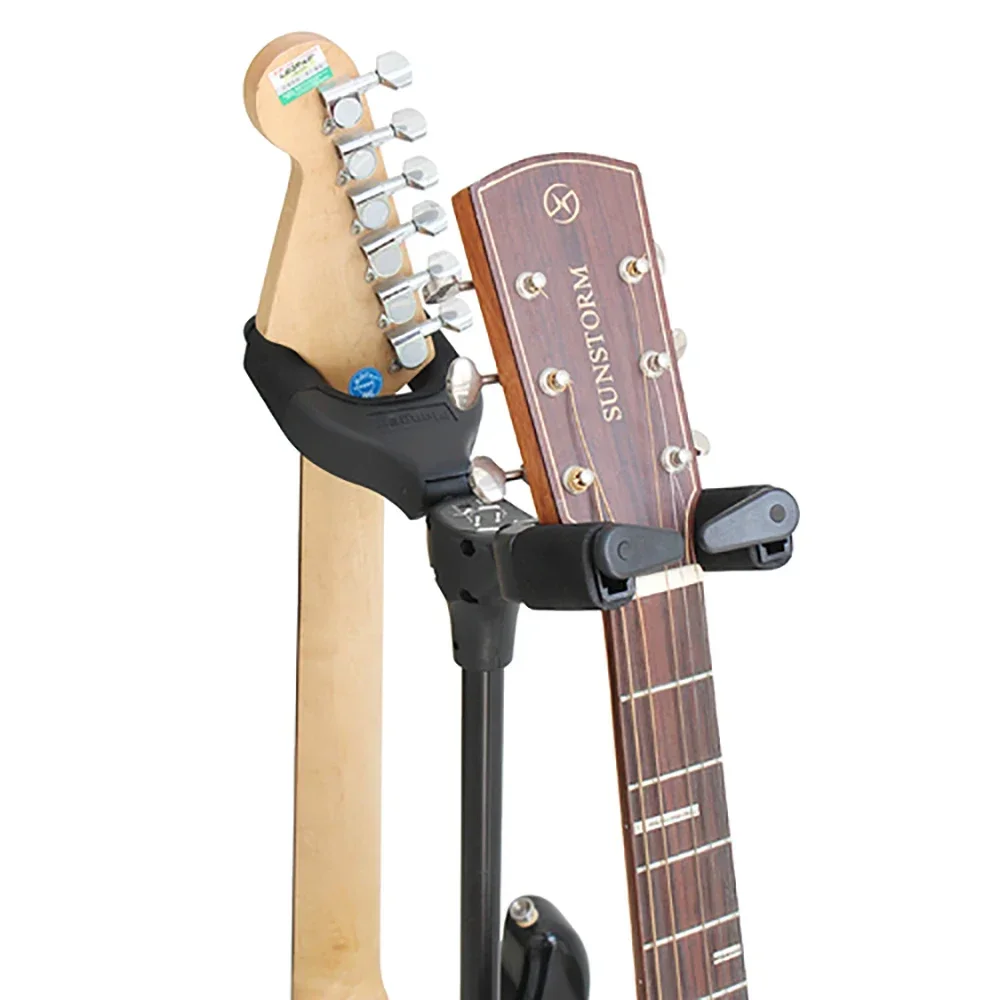 Flanger gitarren ständer FL-08D doppel kopf metall aufrecht halterung für gitarre bass violine ukulele banj teile & zubehör – Detail 4