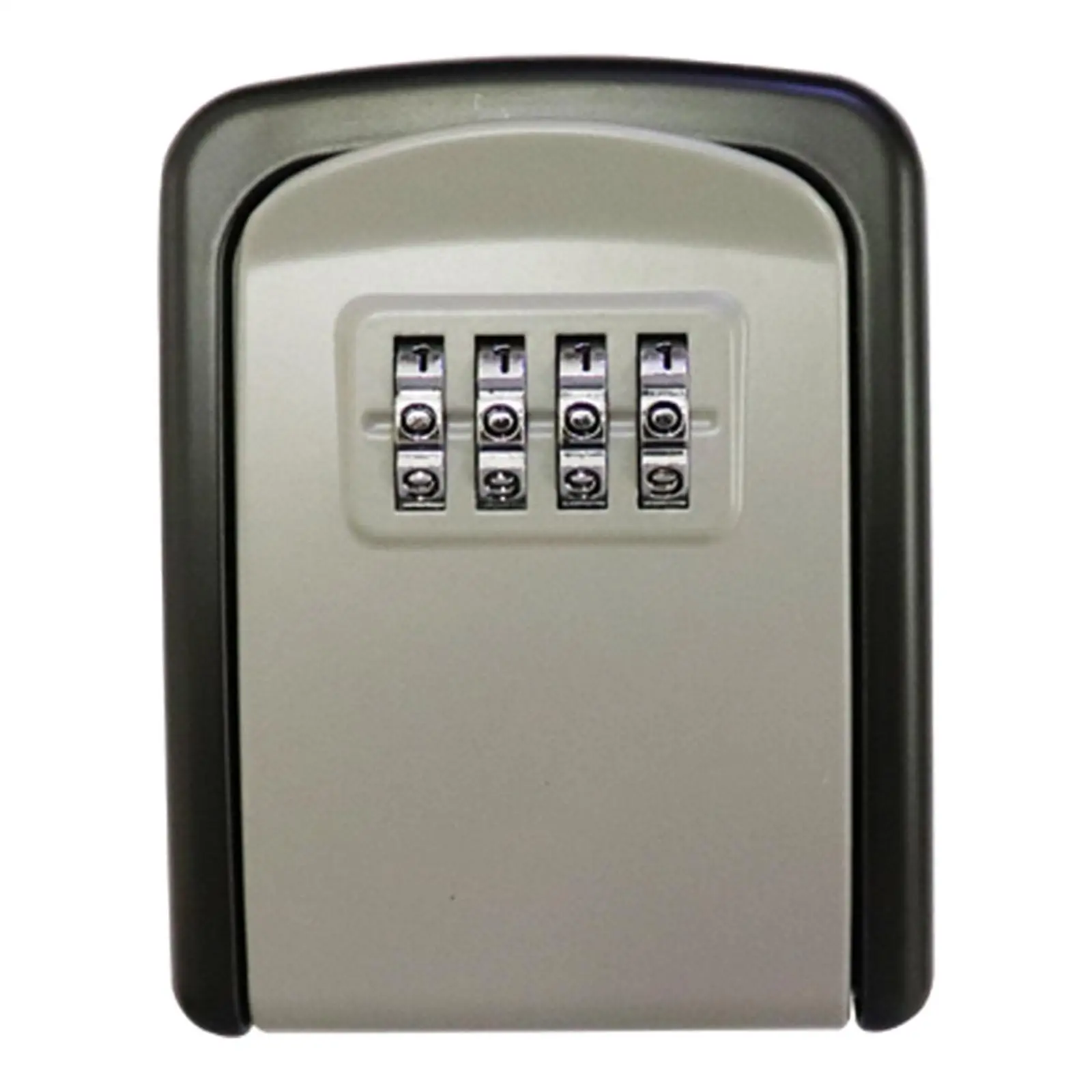 Portable Key Storage Lock Box Combination Lock Mounted for Garden