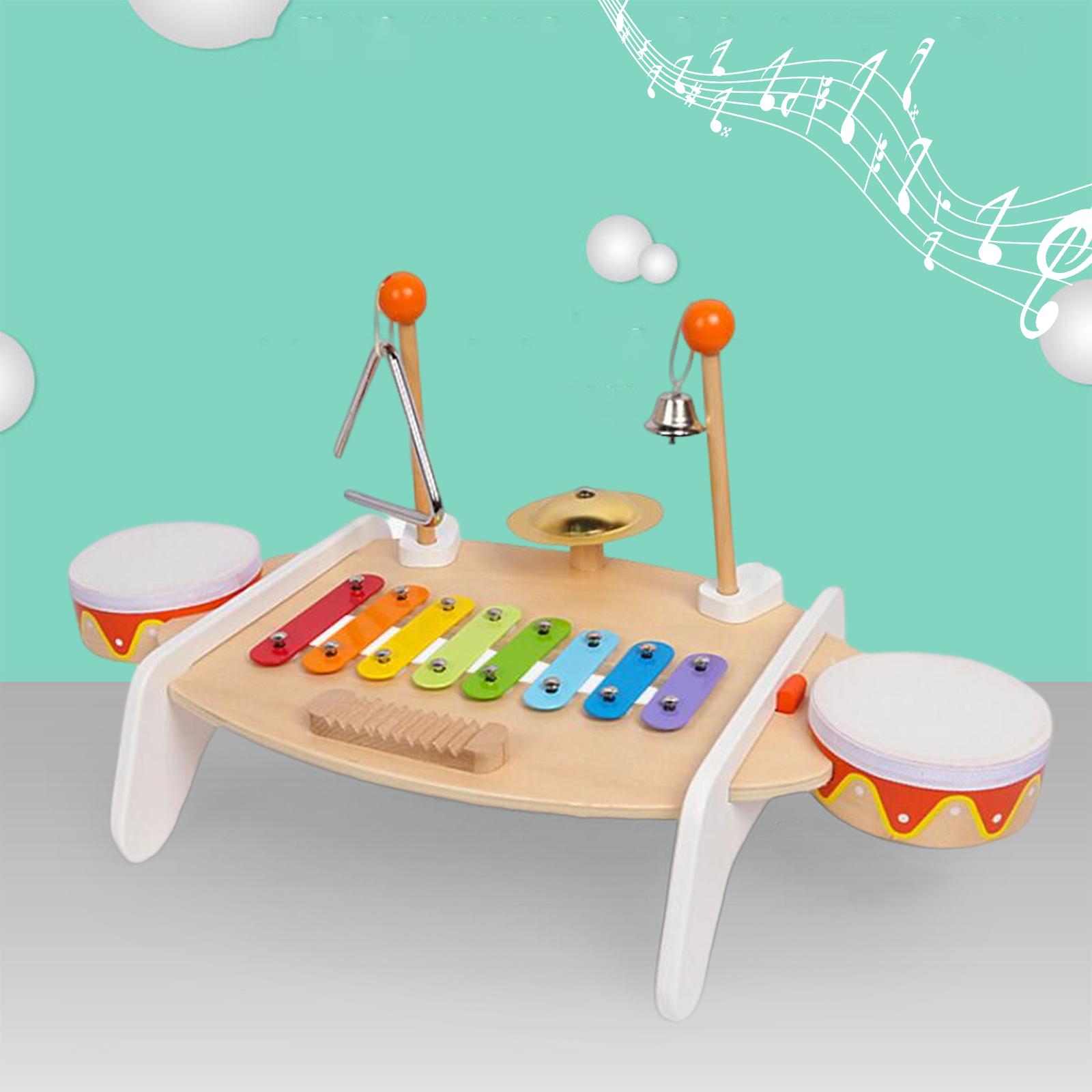 Multifunction Xylophone Musical Toy Musical Instruments Wooden Percussion Toy for Boys