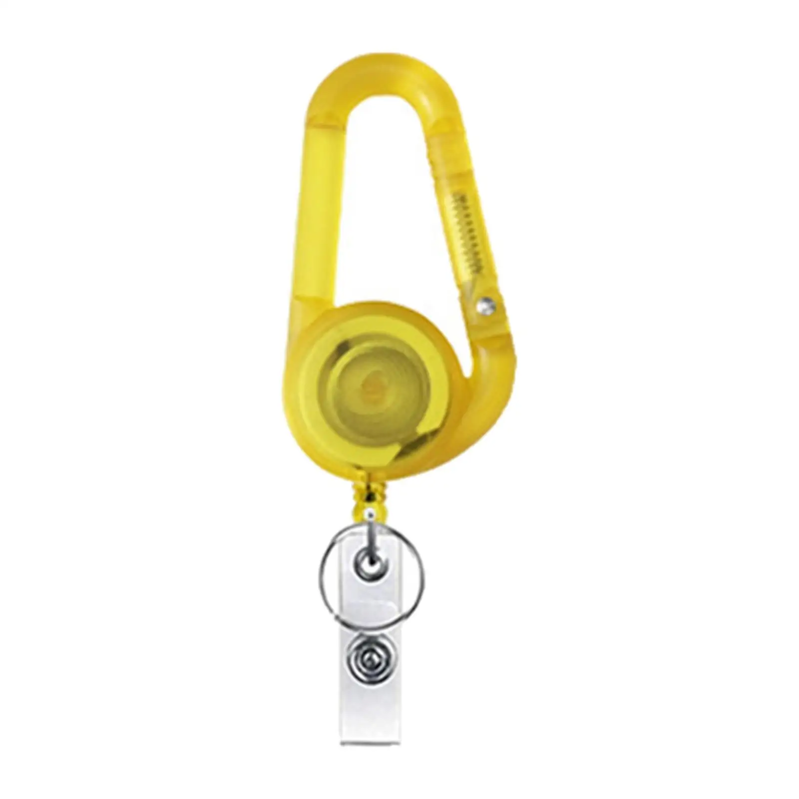 Keychain Retractable Durable D Ring Accessories Lock Snap Hooks Keyrings Carabiners for Sports Bottle Backpack Travel Men Women