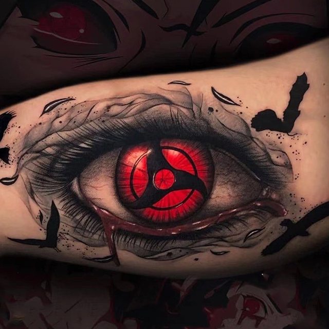 Naruto Sharingan Tattoos  Naruto Sasuke Tattoo - Animation  Derivatives/peripheral Products - Aliexpress