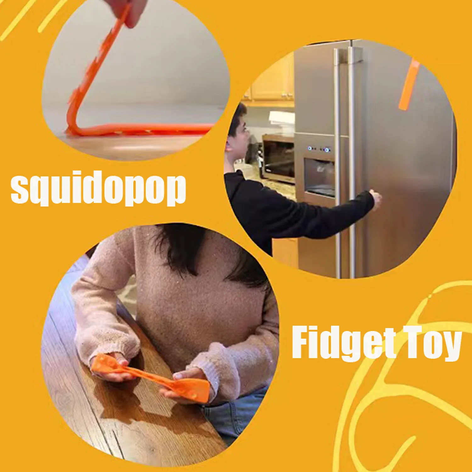 snapper fidget toy Suction Cup Square Pat Pat Silicone Sheet Squidopop Fidget Toy Children Stress Relief Squeeze Toy Antistress Soft Squishy toy1 fidget snapper