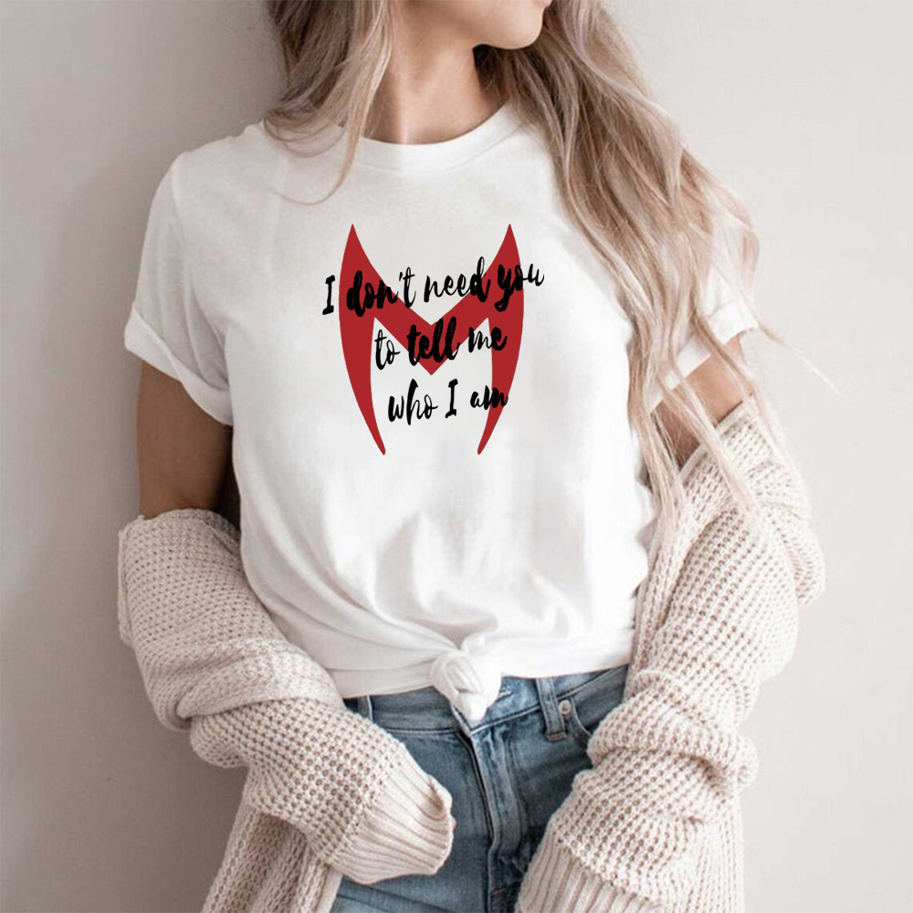Retro Wanda Maximoff Multiverse von Madness T-shirt Retro Dr Seltsame Inspiriert superhero Graphic Tee Frauen Casual Harajuku Tops – Detail 5