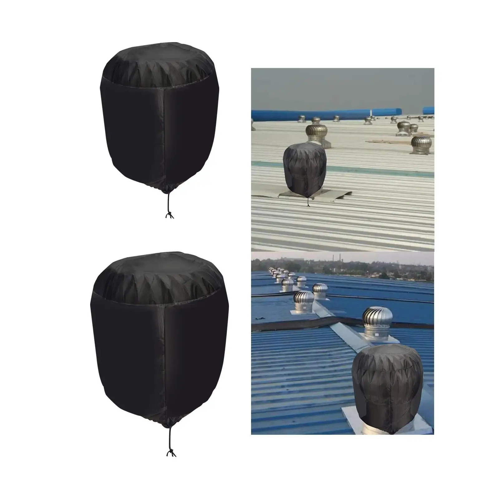 vent cover Roof 420D Oxford Oxford Fabric Heavy Duty Waterproof Water Resistant Drawstring Protector