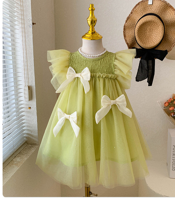 Chiffon Baby Girls Balloon Sleeves Net Frock at Rs 500 in Mumbai | ID:  2850761114197