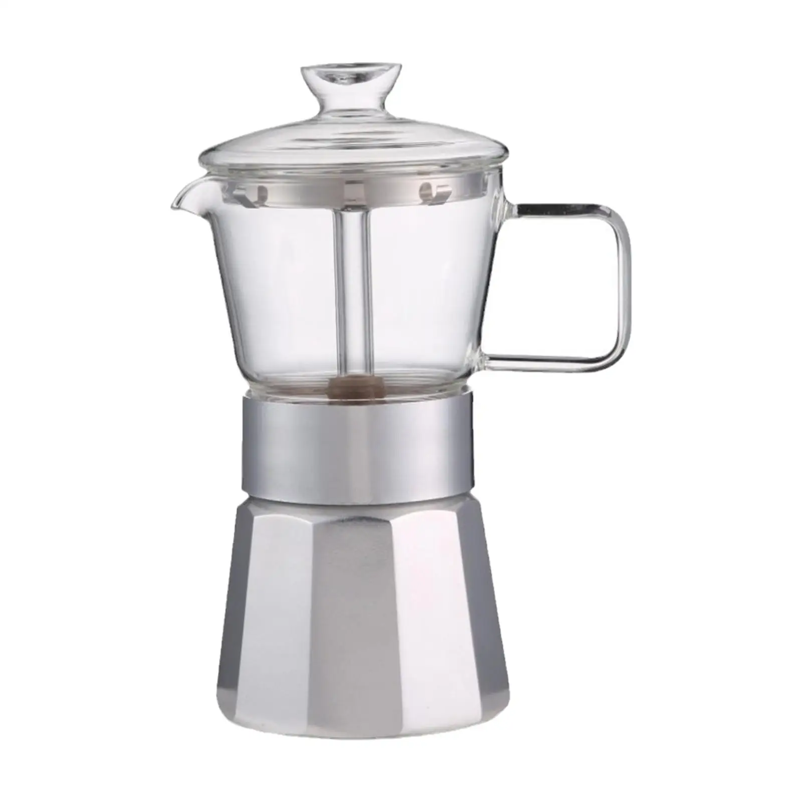 Traditional Italian Coffee Maker Portable Lightweight Makes Delicious Coffee for Camping Outdoor Activities Barista Holiday Gift