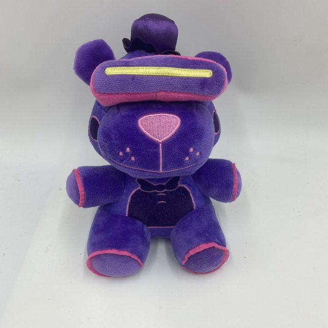 Five Nights at Freddy's FNAF Plushie Toys Purple Shadow And Gold Bear Plush  2PCS