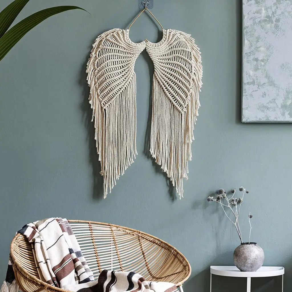Handmade Wall Hanging Tapestry Macrame for Bedroom Office Apartment Nursery