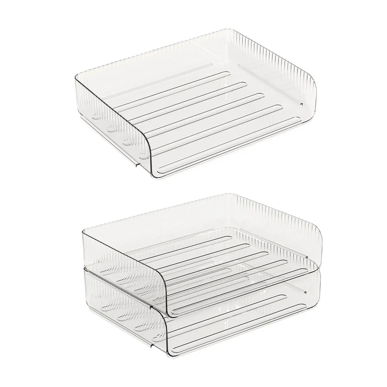 Nordic Style Desktop Shelf Makeup Trays Ornate Serving Tray Stackable Multi