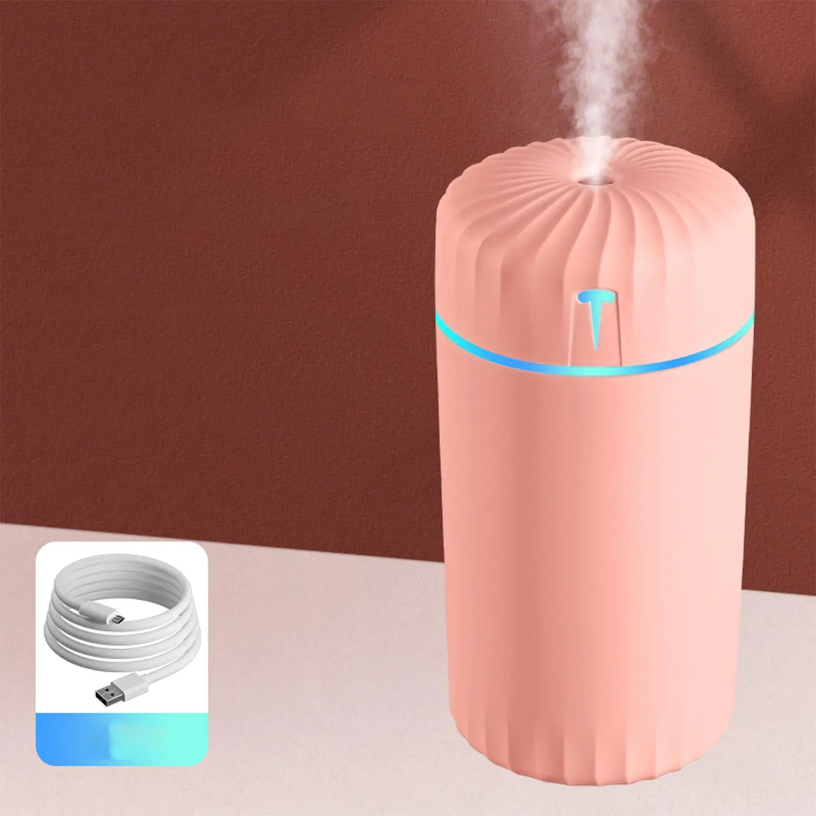 Mini Cool Mist Humidifier Diffuser Purifier USB LED for Travel Home