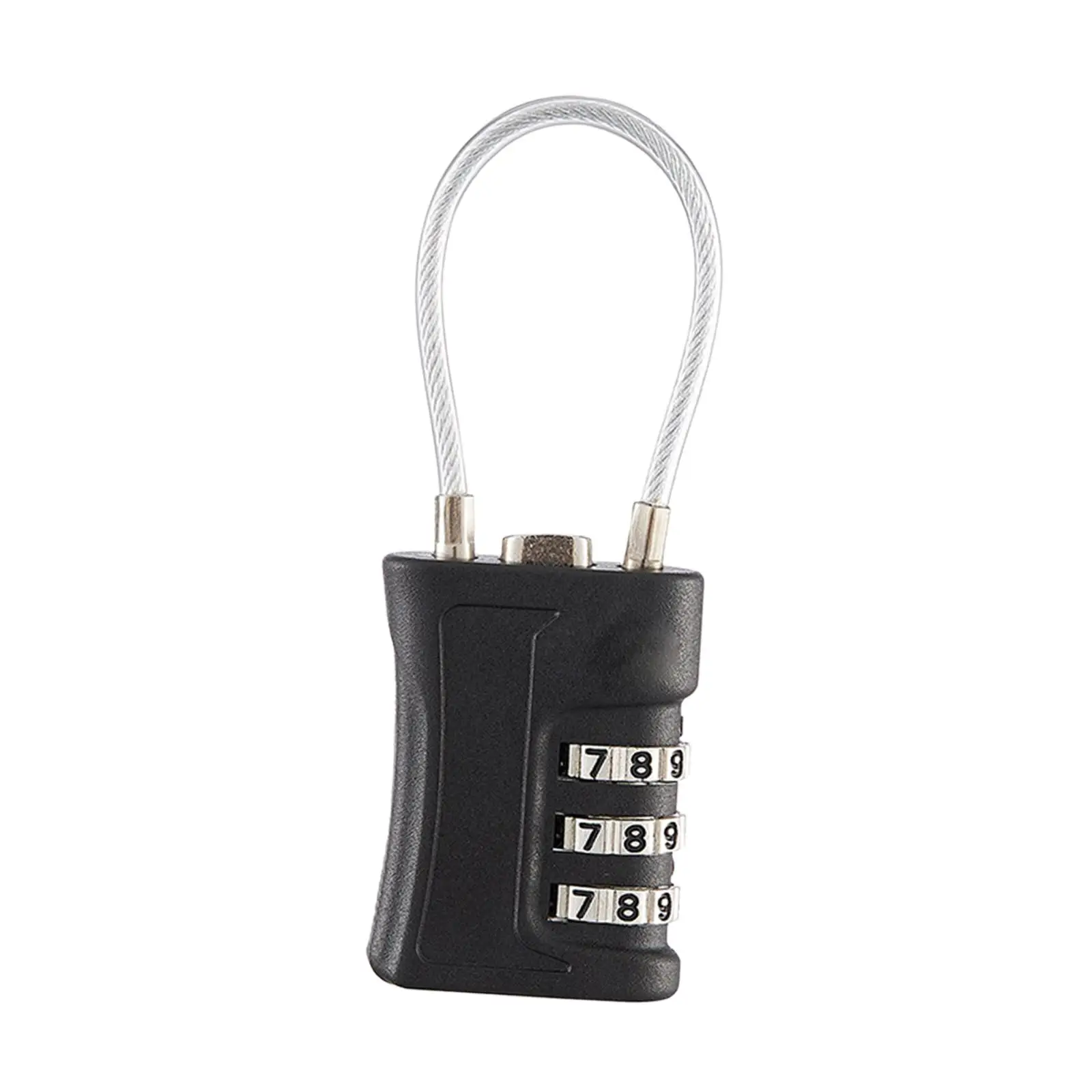 3 Digit Combination Lock Code Lock for Gym Bags Cabinet Storage Going Abroad