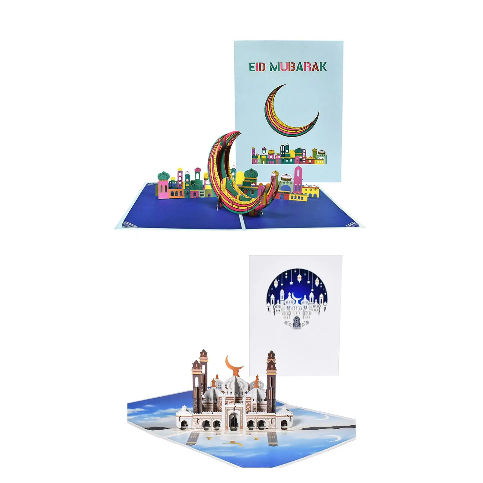 Ramadan Greeting Cards Handmade Party Supplies Greeting Cards Eid Greeting Cards for Boys Teens Children Kids Gifts