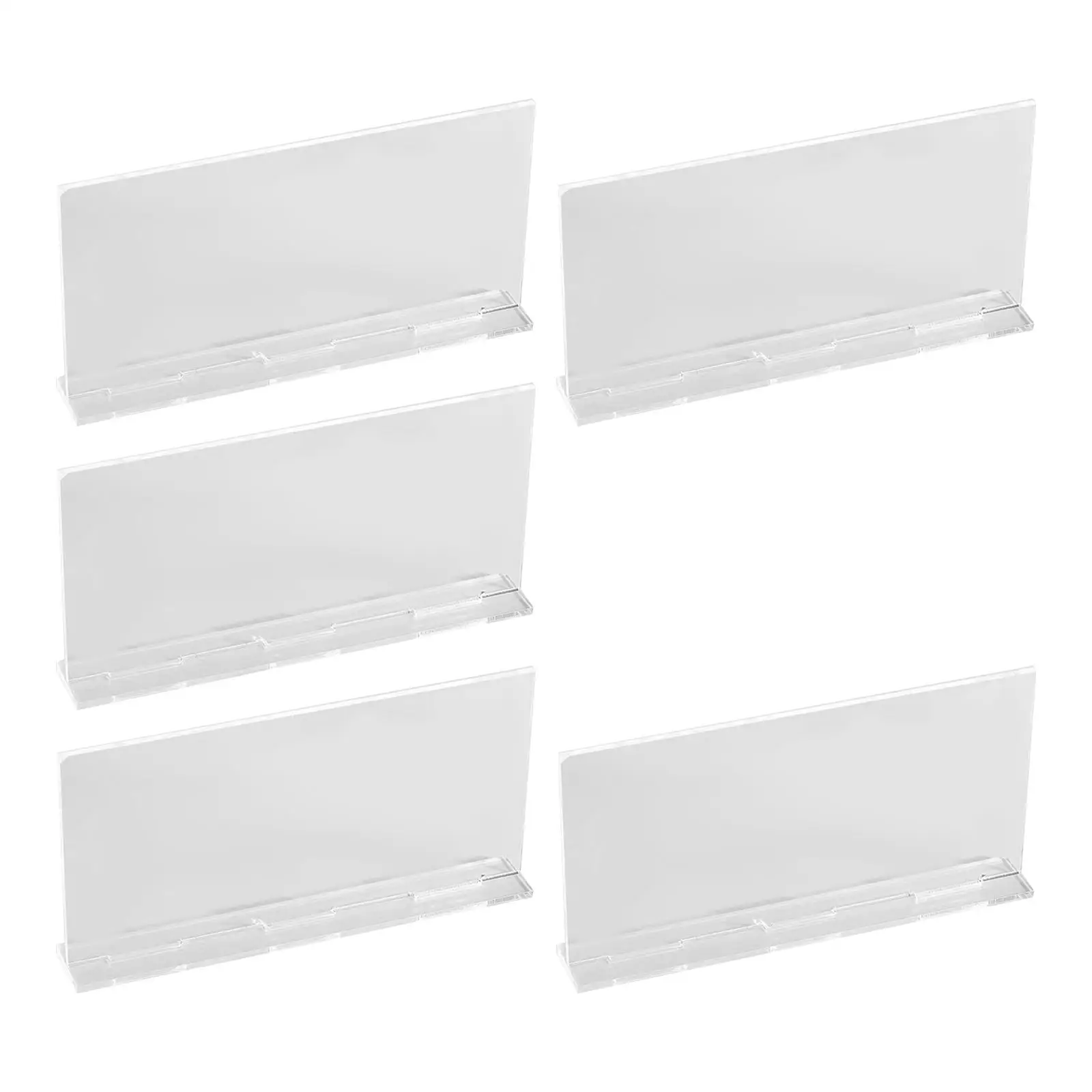 5Pcs Acrylic Place Cards Name Signs Cards for Wedding Dinner Reception Guest Party