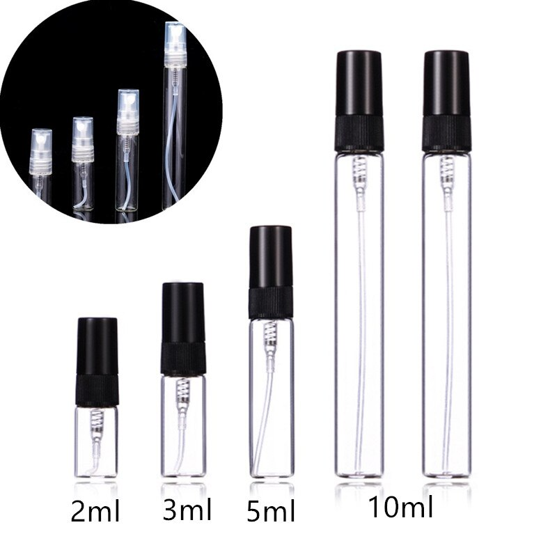 Best of 2ml 3ml 5ml 10ml Mist Spray Bottle Spray Pump Bottle Travel Refillable Glass Perfume Bottle With Sprayer Reviews & Tips