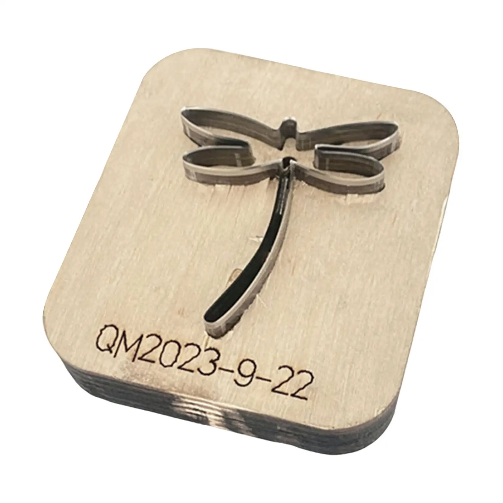 Leather Cut Mould Dragonfly Simple to Use Portable Home Stable Wooden Cutting Die Starter Practical Cutting Tool Scrapbook DIY