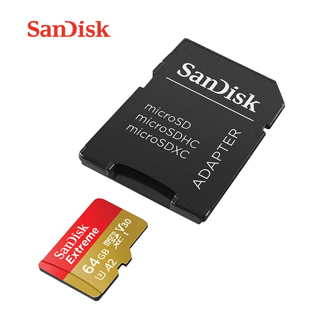 Sandisk Extreme Micro Sd Card 32gb 64gb Memory Card 128gb Uhs-i U3 ...
